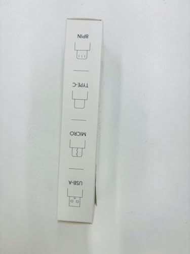 Multi USB Charging Adapter Cable Kit, USB C to Ligh-ting Adapter Box, Conversion Set USB A Type C Lightn-ing Micro Adapter Kit,60W Charging and Data Transfer Cable Kit Sim Tray Eject Tool Slots - Image 11