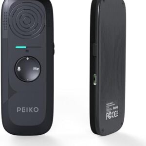 Peiko 136 Language Translation Device, Two-Way Real-time AI Voice Instant Online Translator, Mini Tech Gadget, Offline Translation, Learning Travel and Business Communication