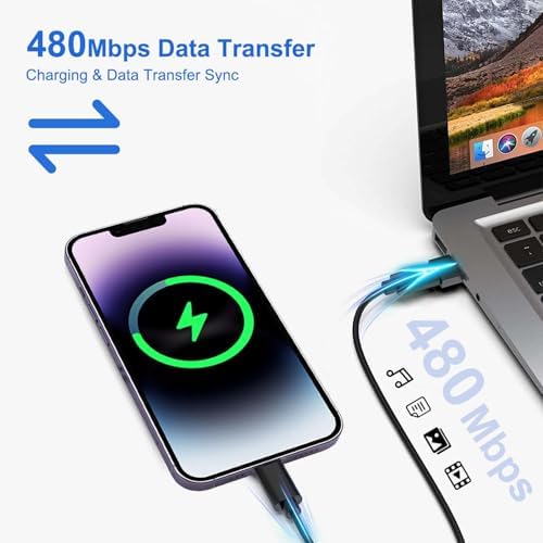 Multi USB Charging Adapter Cable Kit, USB C to Ligh-ting Adapter Box, Conversion Set USB A Type C Lightn-ing Micro Adapter Kit,60W Charging and Data Transfer Cable Kit Sim Tray Eject Tool Slots - Image 5