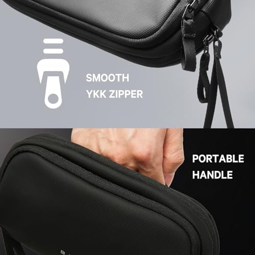 BANGE Electronics Organizer Travel Case, Water Resistant Travel Bag, Tech Pouch Accessories Organizer for Cable,Cord, Phone, Cables, Airpods, USB Flash Drive, Daily Items - Image 6