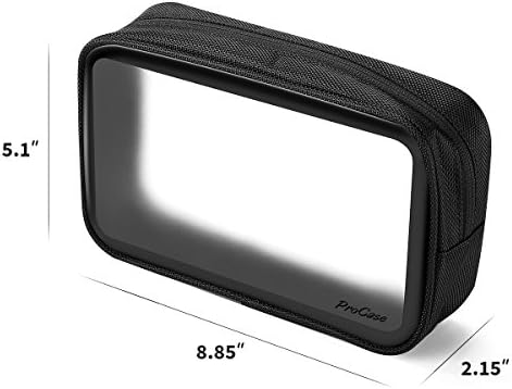 ProCase Gadgets Bag Pouch Electronics Accessories Organizer Travel Gear Storage Case Bag for Hard Drive Mouse USB Cables Power Bank Charger Power Adapter Cord Plug - Image 4