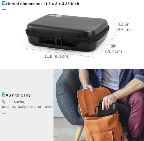 ProCase Hard Travel Electronic Organizer Case - Image 6
