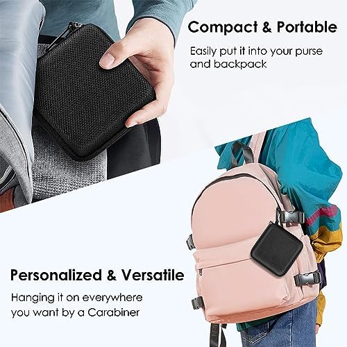 FINPAC Hard Case for MacBook Charger, Small Electronic Organizer Bag for MacBook Power Adapter, Portable Pouch Travel Storage for Laptop Accessories, Magic Mouse, USB Drives, GoPro, Gadgets - Black - Image 8