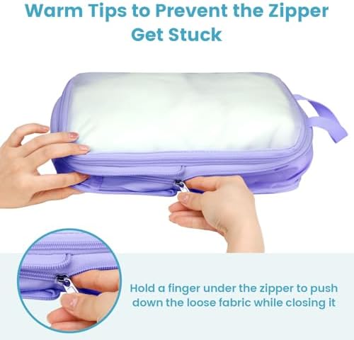 Cambond Mesh Compression Packing Cubes Travel - Space Saving Packing Cubes for Travel Women, Lightweight Compression Cubes for Travel Bags Luggage Packing Organizer for Suitcases - Image 7