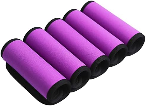 Luggage Identifiers for Suitcases Unique-Luggage Tags 5 Pack Travel Luggage Handle Wrap/Cover Cruise Must Haves Travel Gifts for Travelers/Airplane