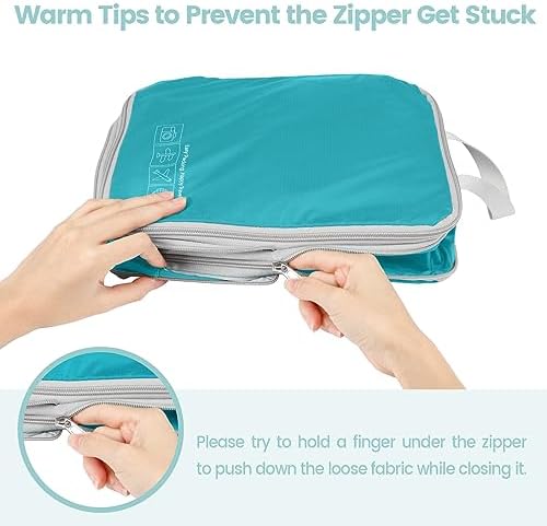 Cambond Mesh Compression Packing Cubes Travel - Space Saving Packing Cubes for Travel Women, Lightweight Compression Cubes for Travel Bags Luggage Packing Organizer for Suitcases - Image 7