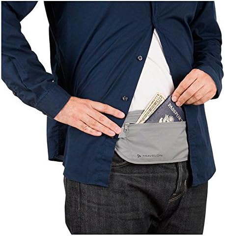Travelon Rfid Blocking Undergarment Waist Pouch Travel Wallet - Image 5